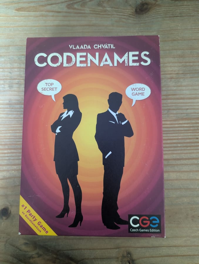 Codenames boardgame